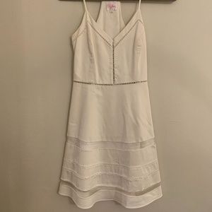 Parker White Spaghetti Strap Dress